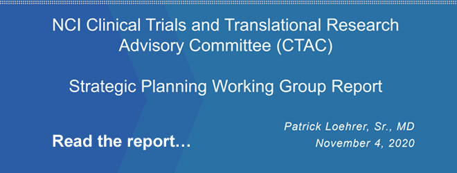 CTAC Strategic Planning Workgroup Report