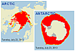 Polar Ice Coverage graphic