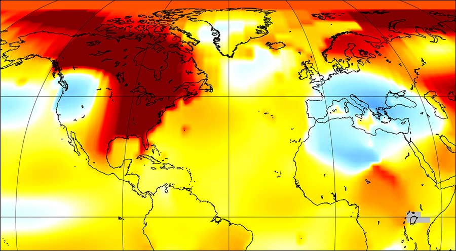 Map of GISTEMP Jan 2017 anomaly