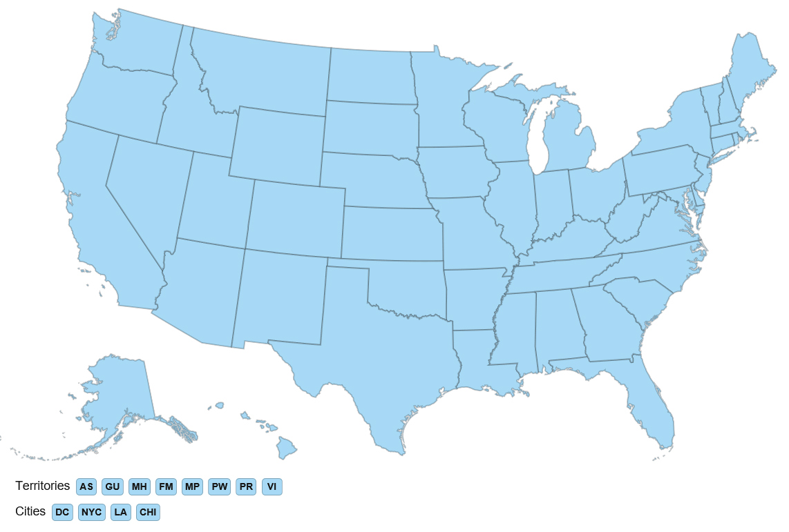 PHEP Map