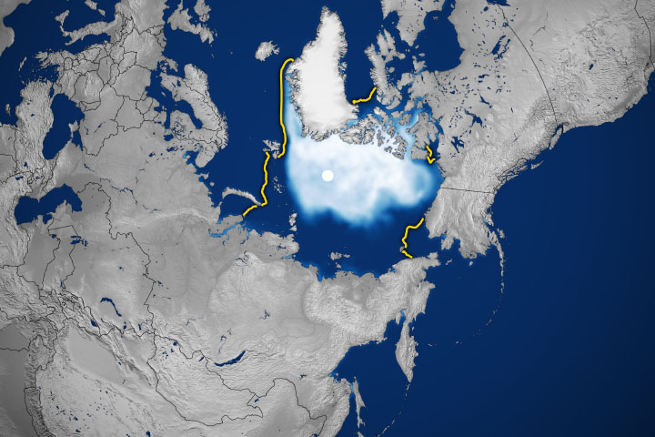 Sluggish Start for Arctic Sea Ice Freeze-Up