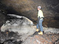 a lava tube in the El Malpais National Monument