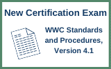 Visit the WWC training page to complete the updated group design certification exam.