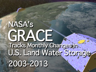 GRACE data over the United States, 2003-2012