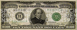 $10,000 Note (Green Seal)