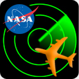 airplane radar with NASA logo