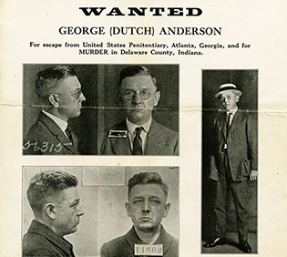 Wanted Posters for Gerald Chapman and Dutch Anderson