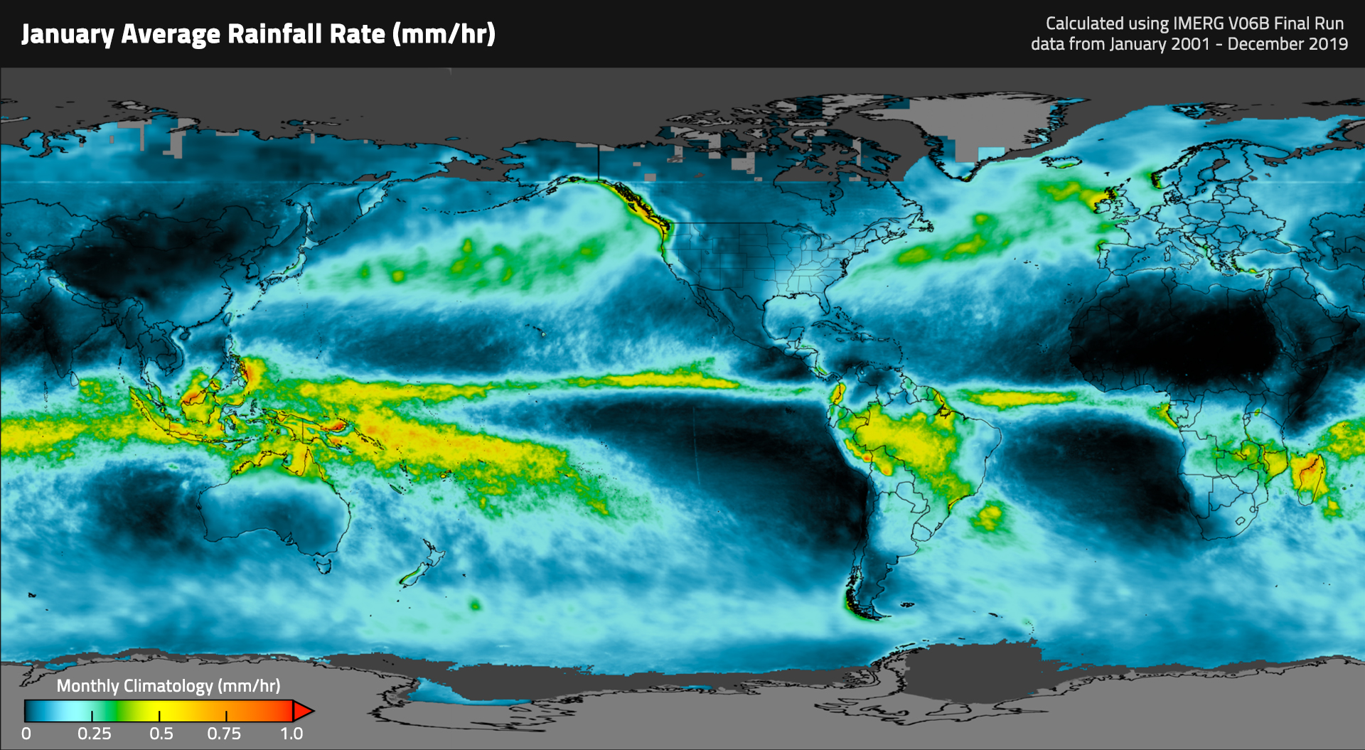 IMERG monthly climatology for March