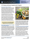 Botanical Dietary Supplements Program