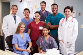 a group of healthcare workers