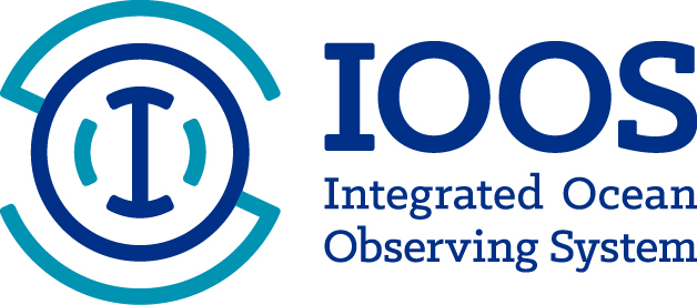 IOOS Logo horizontal layout RGB Colors Blue/Teal/White