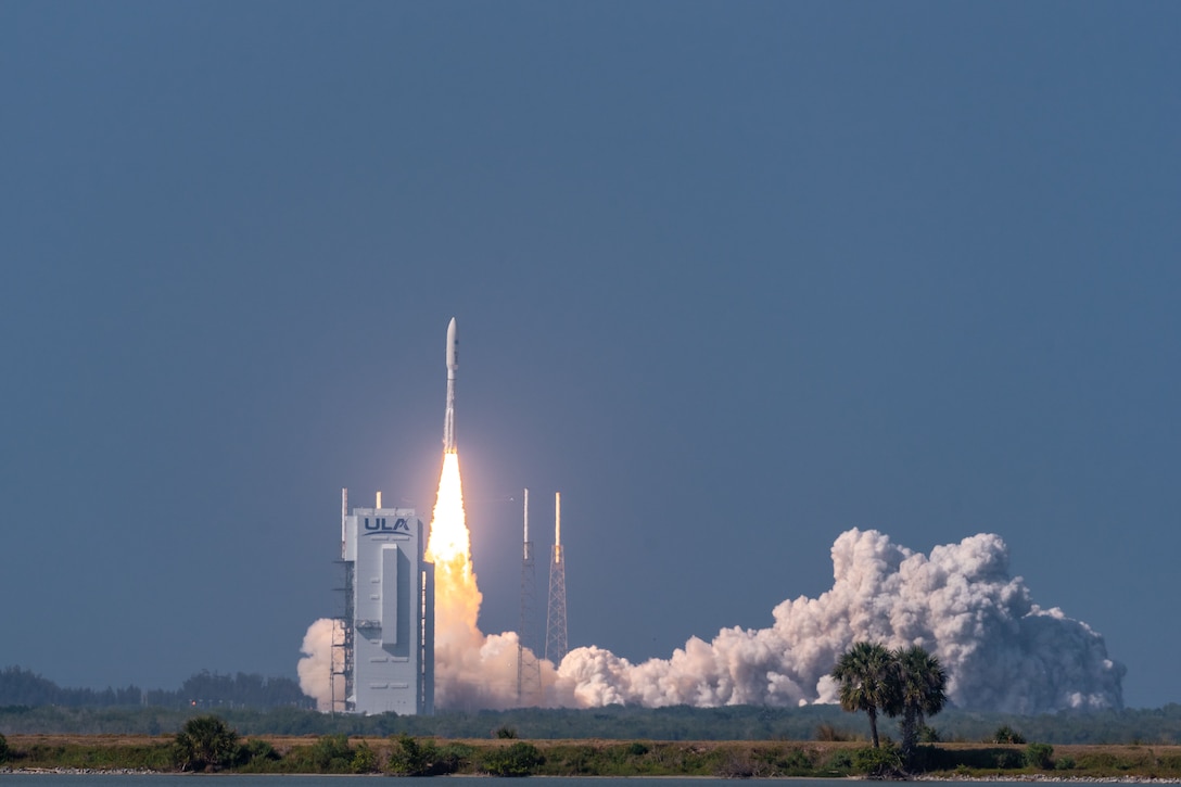 The Ascent Abort-2 takes off for a test flight from Cape Canaveral Air Force Station, Fla.