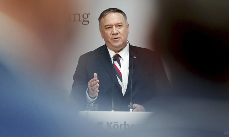 U.S. Secretary of State Michael R. Pompeo, November 2019. (AP Photo)