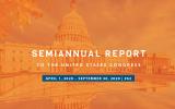 Semiannual Report to Congress #62 (April 1, 2020 to September 30, 2020)