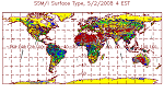 Sample SSM/I Surface Type Image