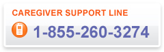 Caregiver Support Line 1-855-260-3274