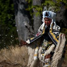 Image of a First Nation's blessing