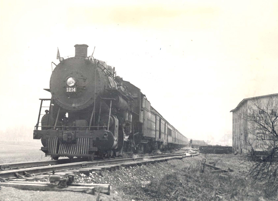 Train loaded with bullion.