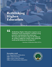 Cover image for the publication 'New Rethinking Higher Education'