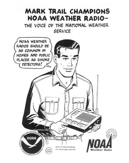 Mark Trail Champions NOAA Weather Radio