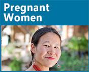 Pregnant Women icon: image of a pregnant woman