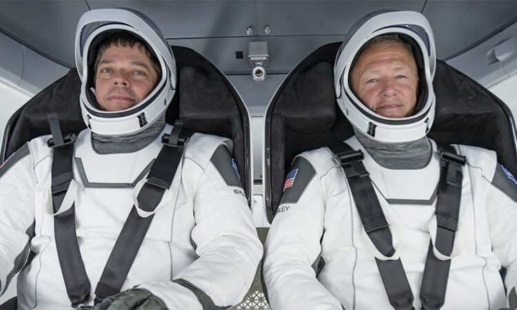 Astronauts Robert Behnken and Douglas Hurley. (NASA)