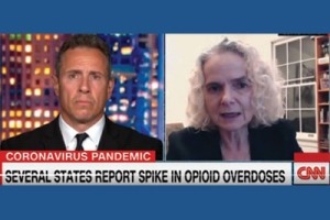 NIDA Director Dr. Nova Volkow discusses the increase in overdoses during the COVID-19 pandemic on CNN’s Cuomo Prime Time