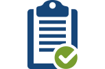 Icon of clipboard checklist