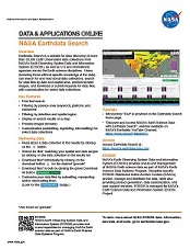 Earthdata Search one pager