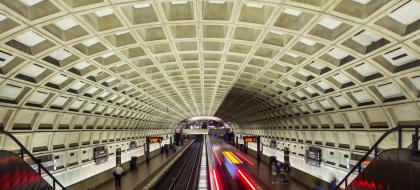 A DC metro station.