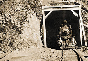 McFee Tunnel on the Spruce Railroad Trail in Port Angeles, Washington