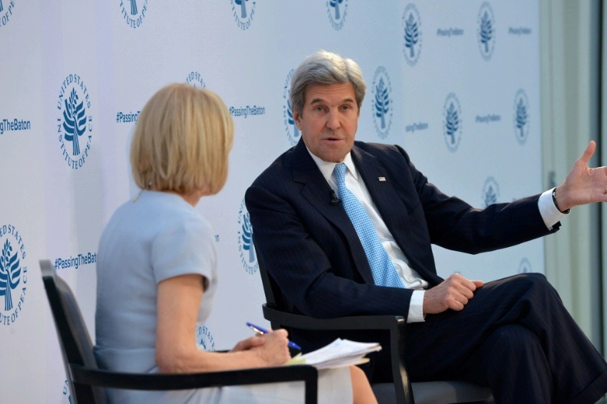 Secretary Kerry Discusses Top Foreign Policy Priorities at USIP's "Passing the Baton 2017: America's Role in the World" Event