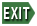 Small Exit sign