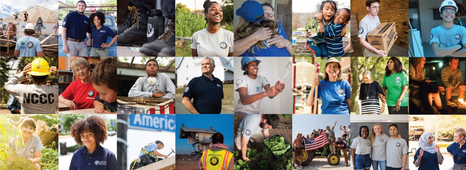 CNCS Collage of AmeriCorps and AmeriCorps Seniors members