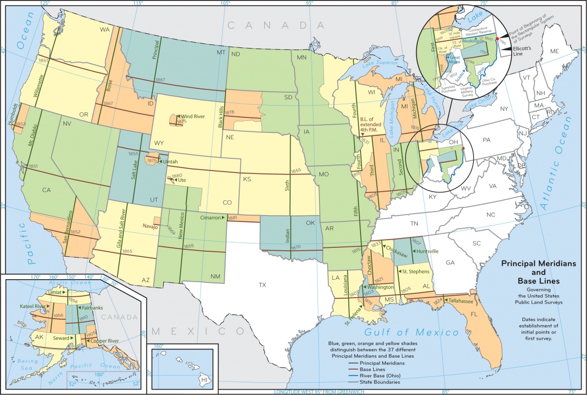 Principle Meridian Map