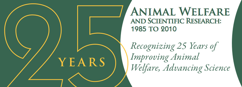 Animal Welfare and Scientific Research: October 25-26, 2010 | Symposium, October 24, 2010 | Pre Conference IACUC 101 and AWIC Workshop, Marriott Bethesda North Hotel and Convention Center, Bethesda, MD 