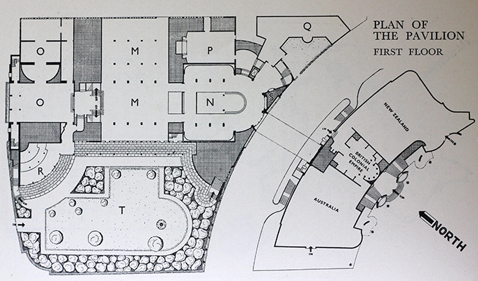 Magna Carta Hall is designated by the “N” in the middle of the diagram.