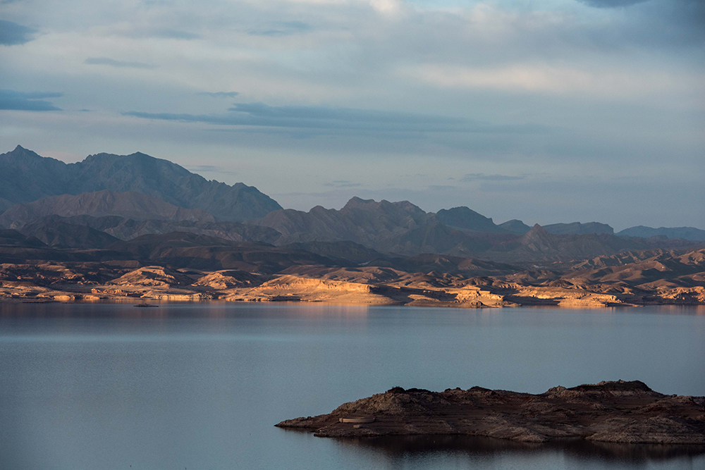 Sunset on Lake Mead