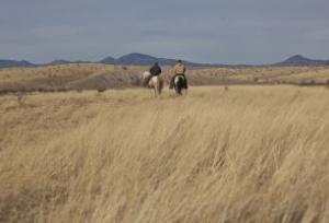 Horseback riders explore Las Cienegas NCA