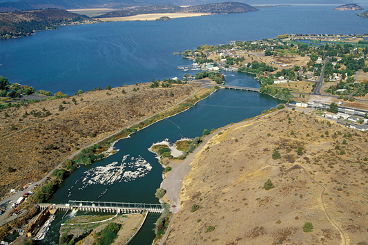 klammath basin aerial