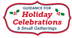 Guidance for Holiday Celebrations and Small Gatherings Button
