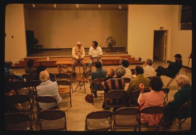 people at a meeting 