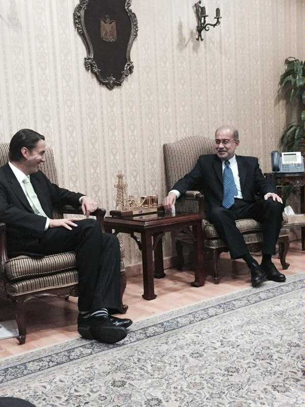 Special Envoy Hochstein meets with Egyptian Minister of Petroleum Sherif Ismail. 