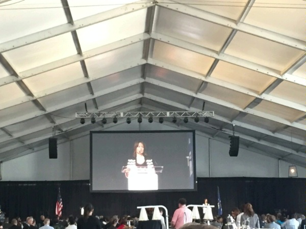 ENR DAS Robin Dunnigan delivered opening remarks on April 25 in Cameron Parish, Louisiana at the inauguration celebration of Cheneire Energy's Sabine Pass Liquefaction Facility, the first facility in the lower 48 to export large scale LNG to global markets.  