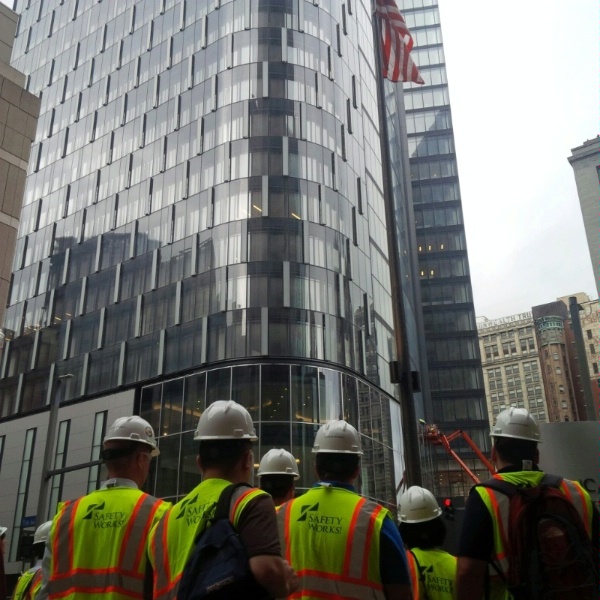 State Department Officers visit PNC Bank's LEED Platinum certified headquarters in Pittsburgh as part of ENR-led Energy and Power Course.