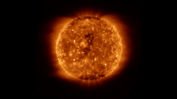 Solar minimum - the period when the sun is least active - is seen in this image from the Solar Ultraviolet Imager aboard NOAA's GOES-East satellite on Dec. 15, 2019. Scientists at NOAA and NASA have officially determined and announced (September 15, 2020) that we are now in Solar Cycle 25, which started in December 2019.