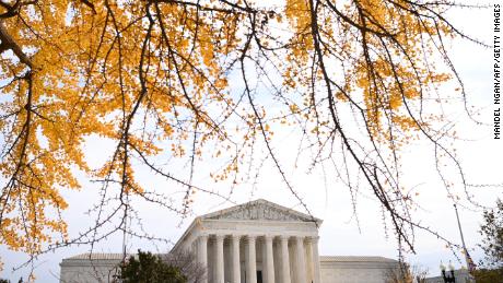 The US Supreme Court is seen in Washington,DC on December 7, 2020. 