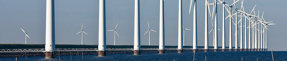 Windmill Farm in the ocean