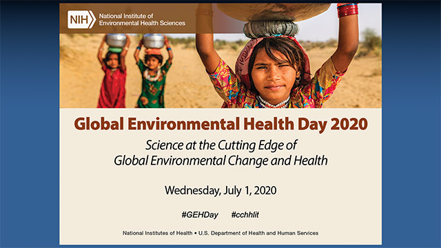 Annual Global Environmental Health Day 2020 – July 1, 2020