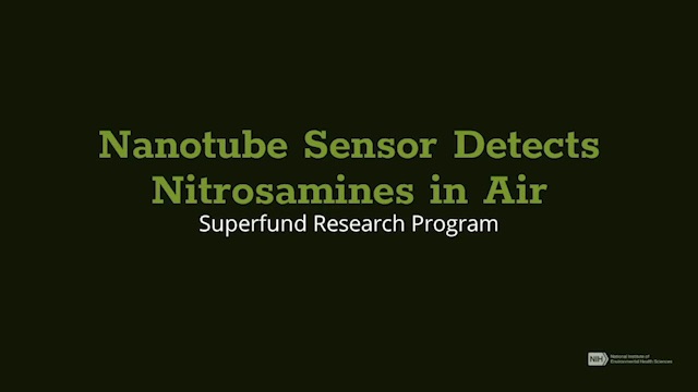 Nanotube Sensor Detects Nitrosamines in Air